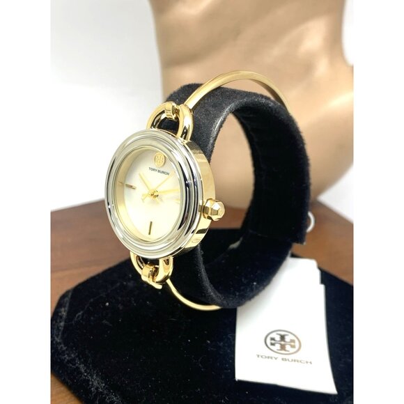 Tory Burch Women\'s Watch TBW6019 Gold Mother of Pearl Dial Interchangeable Bezel main image 12